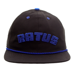 Boné Ratus Strapback Desconstruído Logo Blue