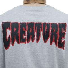 Camiseta Creature Slaughter Grey - Ratus Skate Shop