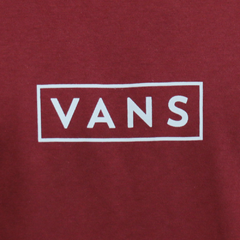 Camiseta Vans Easy Box Red na internet