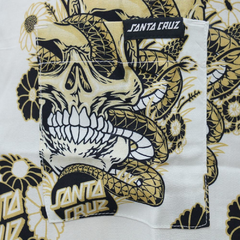Camisa Santa Cruz Botanic Skull Areia na internet
