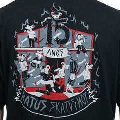 Camiseta Ratus 15 Anos Black - Ratus Skate Shop