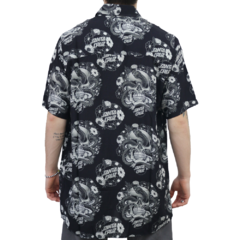 Camisa Santa Cruz Botanic Skull Black - comprar online