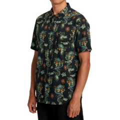 Camisa RVCA Neon Dragon Black na internet