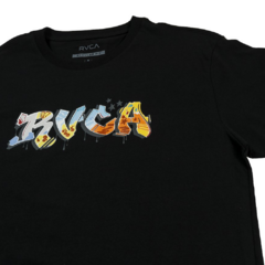 Camiseta RVCA Black Book Black na internet