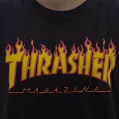 Camiseta Thrasher Flame Black - comprar online