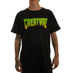 Camiseta Creature Classic Black. Camiseta em Malha 100% algodão. Logo em silk.