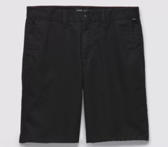 Bermuda Vans Authentic Chino Black. Produto importado. Fecho por botão. Costuras de reforço. Passante de cinto em "V". Estilo cássico de uma bermuda sarja.