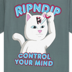Camiseta Ripndip Control Your Mind Charcoal na internet