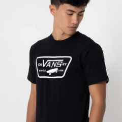 Camiseta Vans Full Patch Black White na internet