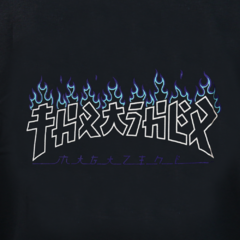 Camiseta Thrasher Godzilla Charred Black na internet