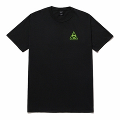 Camiseta Huf Green Budy Black. Confeccionada em 100% algodão pré-encolhido. Possuí gola careca.