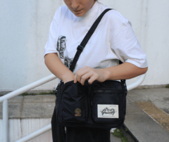Shoulder Bag Grizzly Army Black4 - Ratus Skate Shop
