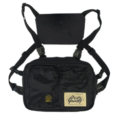 Shoulder Bag Grizzly Army Black4. Material externo 68% Poliamida e 32% Policoreto de Vinilica.