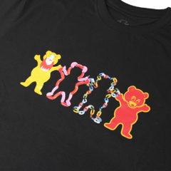 Camiseta Grizzly Bear Stikers Black