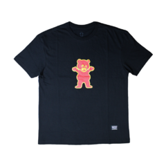 Camiseta Grizzly Mascot Black confeccionada 100% em algodão