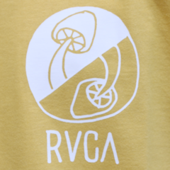 Camiseta RVCA Hi Dez Amarelo - comprar online