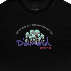 Camiseta Diamond Mushrooms Black na internet