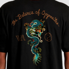 Camiseta RVCA Neon Dragon Black na internet