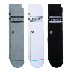 Meia Stance Basic Crew Pack Multi (3 pares)