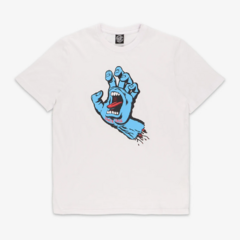 Camiseta Santa Cruz Screaming Hand. Confeccionada em 100% algodão. Estampa em silk na frente. Costas lisa. Manga curta.