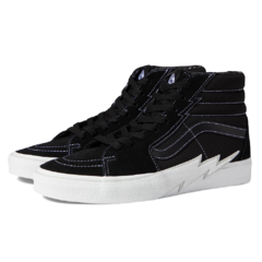 Tênis da marca de Skate Vans SK8-HI Bolt black na cor preta