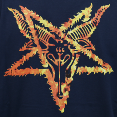 Camiseta Thrasher Skate Goat Inferno Navy - Ratus Skate Shop