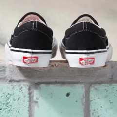 Tenis Vans Skate Slip-On Black White na internet