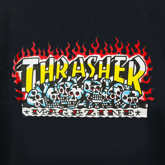 Camiseta Thrasher Krank Skulls Black na internet
