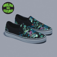 Tênis Vans Slip-On Cosmic Glow Black True White - Ratus Skate Shop