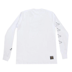 Camiseta Tesla Skate Branco ML - comprar online