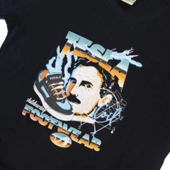 Camiseta Tesla Nikola Preta - comprar online