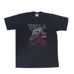 Camiseta Tesla Coil Black. Confecção: 100% algodão. Mangas curtas. Estampa em silk na parte da frente.