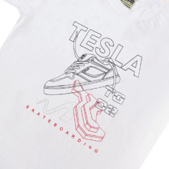 Camiseta Tesla TG Branco - comprar online