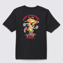 Camiseta Vans infantil Pizza Black - Ratus Skate Shop