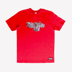 Camiseta ThisWay Pedra Vermelha. Confeccionada em 100% algodão. Mangas curtas. Gola careca canelada.