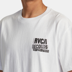 Camiseta RVCA Vinyl Club White - Ratus Skate Shop