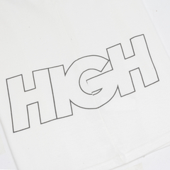 Camiseta High Work Outline Logo White - Ratus Skate Shop