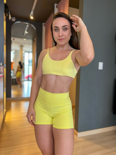 Top Basic Duo - Amarelo - Brutal Queen Store | Moda Fitness