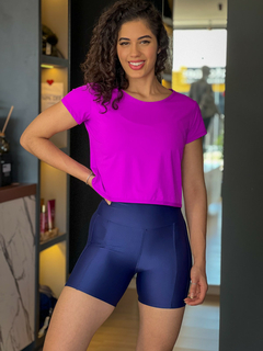 Cropped Sky - Fúcsia - Brutal Queen Store | Moda Fitness