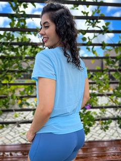 Blusão Sophia - Azul Bebê - Brutal Queen Store | Moda Fitness