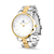 Relógio Feminino Belmont Bicolor Prata e Dourado 32mm Pulseira de Metal - Saint Germain - Relógios Masculinos e Femininos