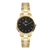 Relógio Feminino Pulseira Dourada Belmont Black Gold 32mm