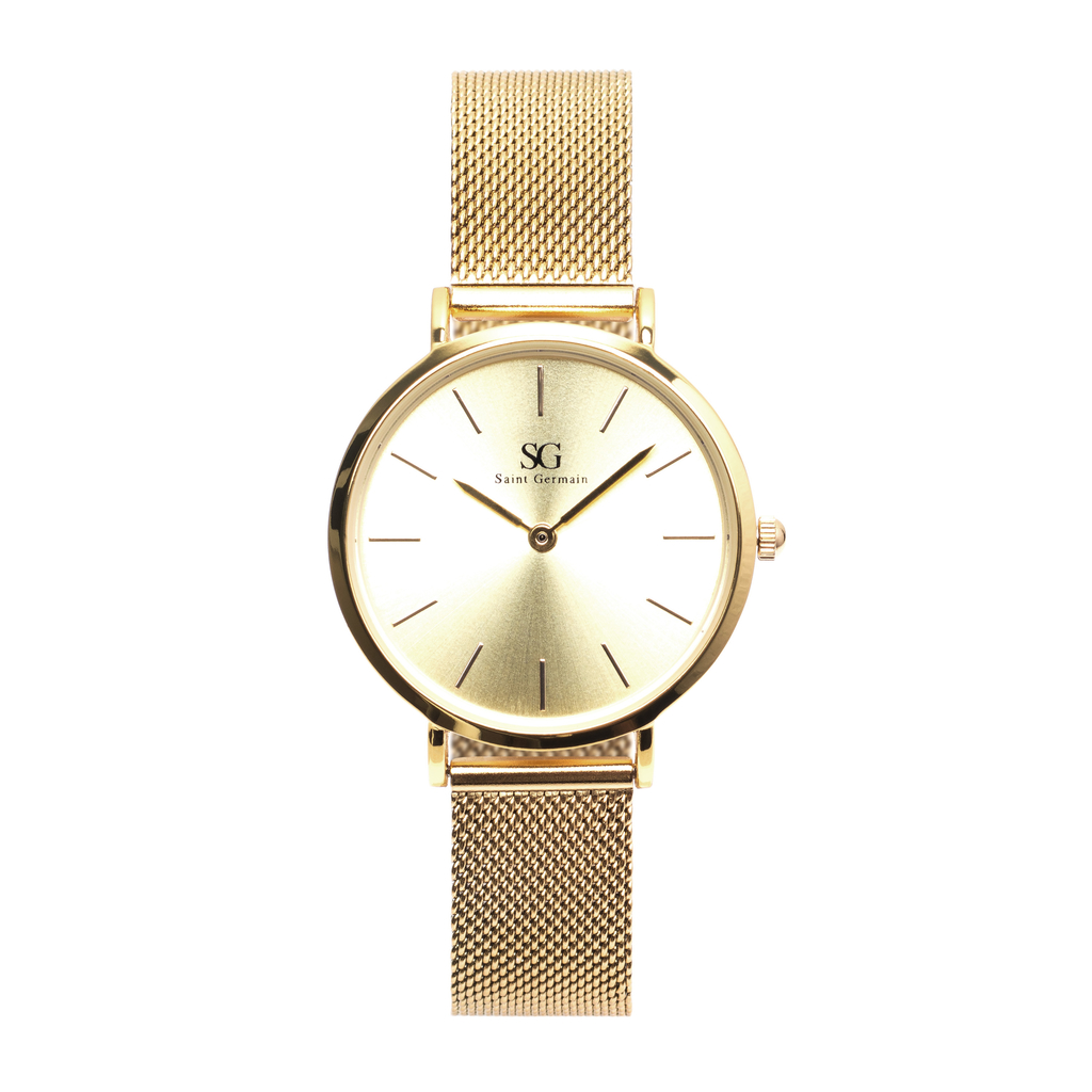 Relógio Feminino Dourado Madison Gold 32mm