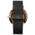 Relógio Minimalista Preto Houston Rosé Gold 40mm - comprar online