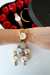 Relógio Feminino Mini Belle Gold 24mm na internet