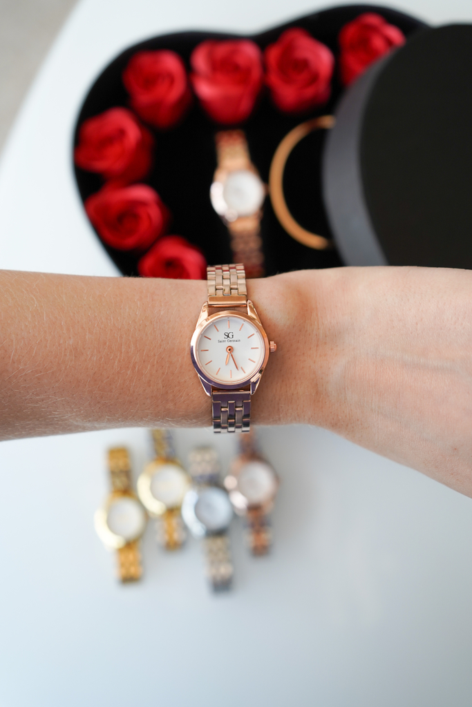 Relógio Feminino Mini Belle Rosé Gold 24mm