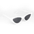 Óculos de Sol Clássico Gatinho Belle Black White na internet