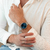 Relógio Masculino Pulseira Prata Fundo Azul Harlem Blue Silver 40mm - comprar online