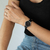 Relógio Feminino Preto Pulseira De Couro Murray Black Hill 32mm - comprar online