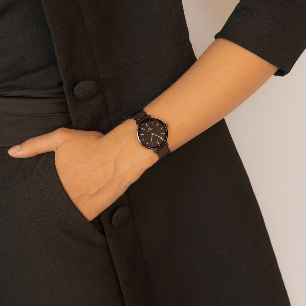Relógio Feminino Preto Houston Full Black 32mm